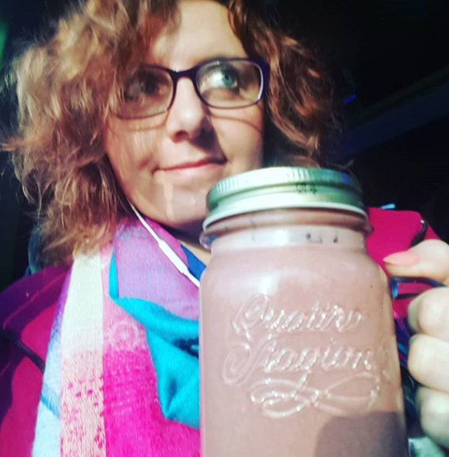 czekoladowo - wiśniowe smoothie